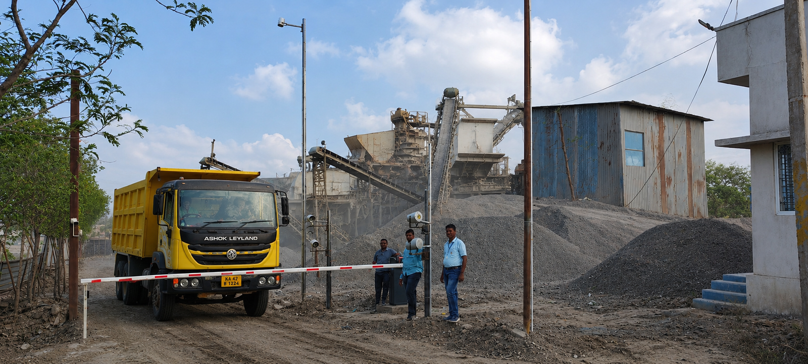 Stone Crusher Without Weighbridge