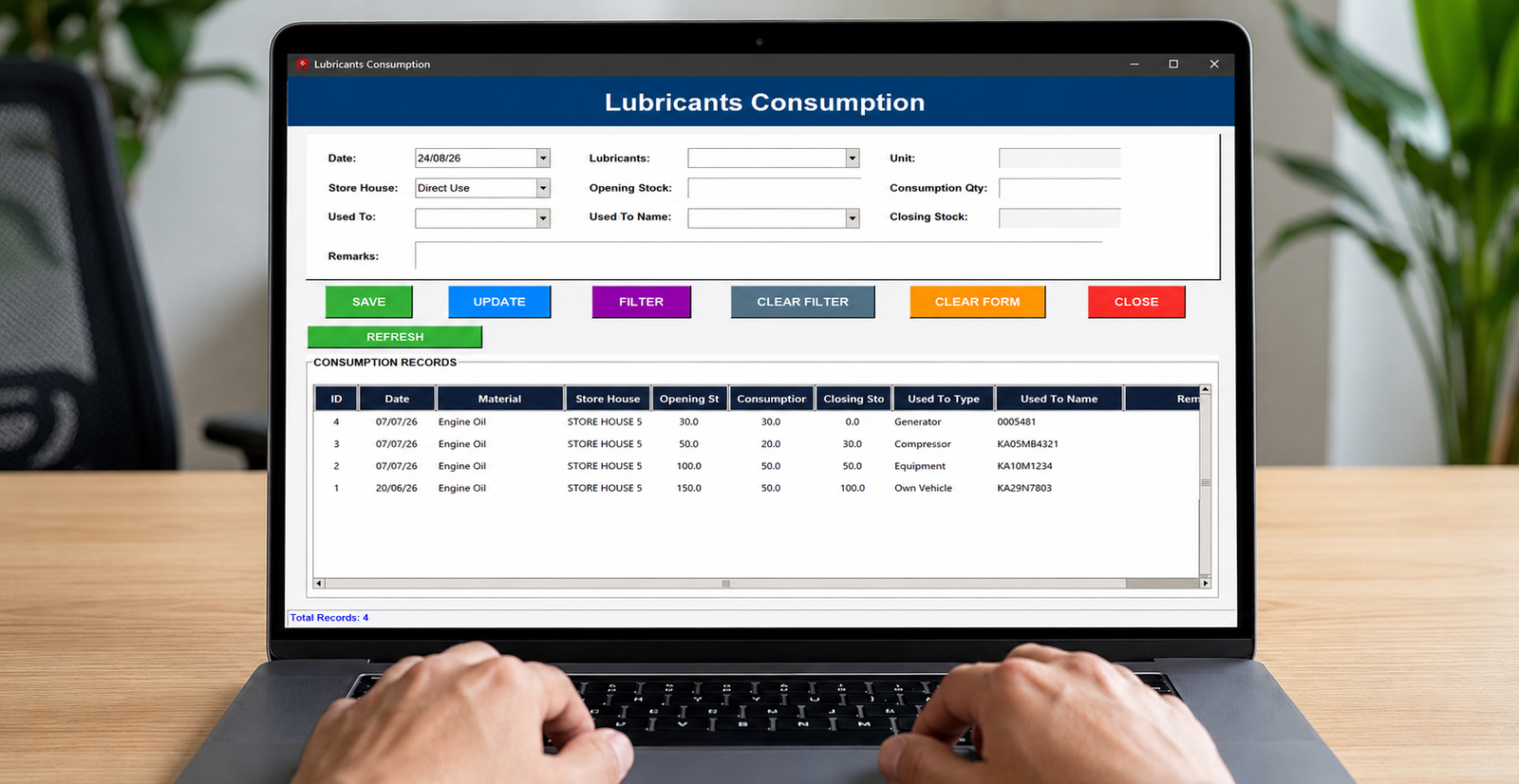 Lubricants Consumption