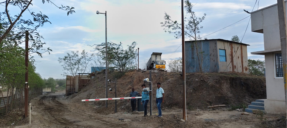 Installed Poles